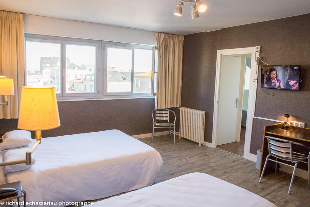 לה-רוש-סור-יון Hotel De La Vendee מראה חיצוני תמונה