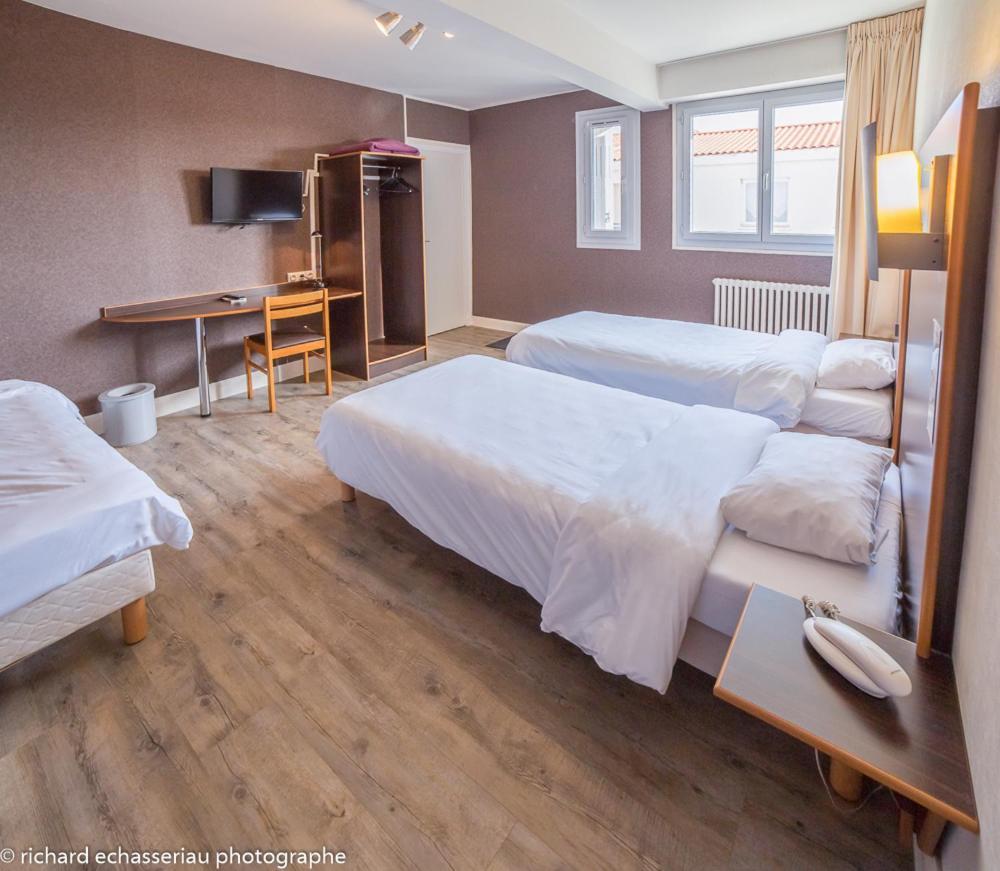 לה-רוש-סור-יון Hotel De La Vendee מראה חיצוני תמונה